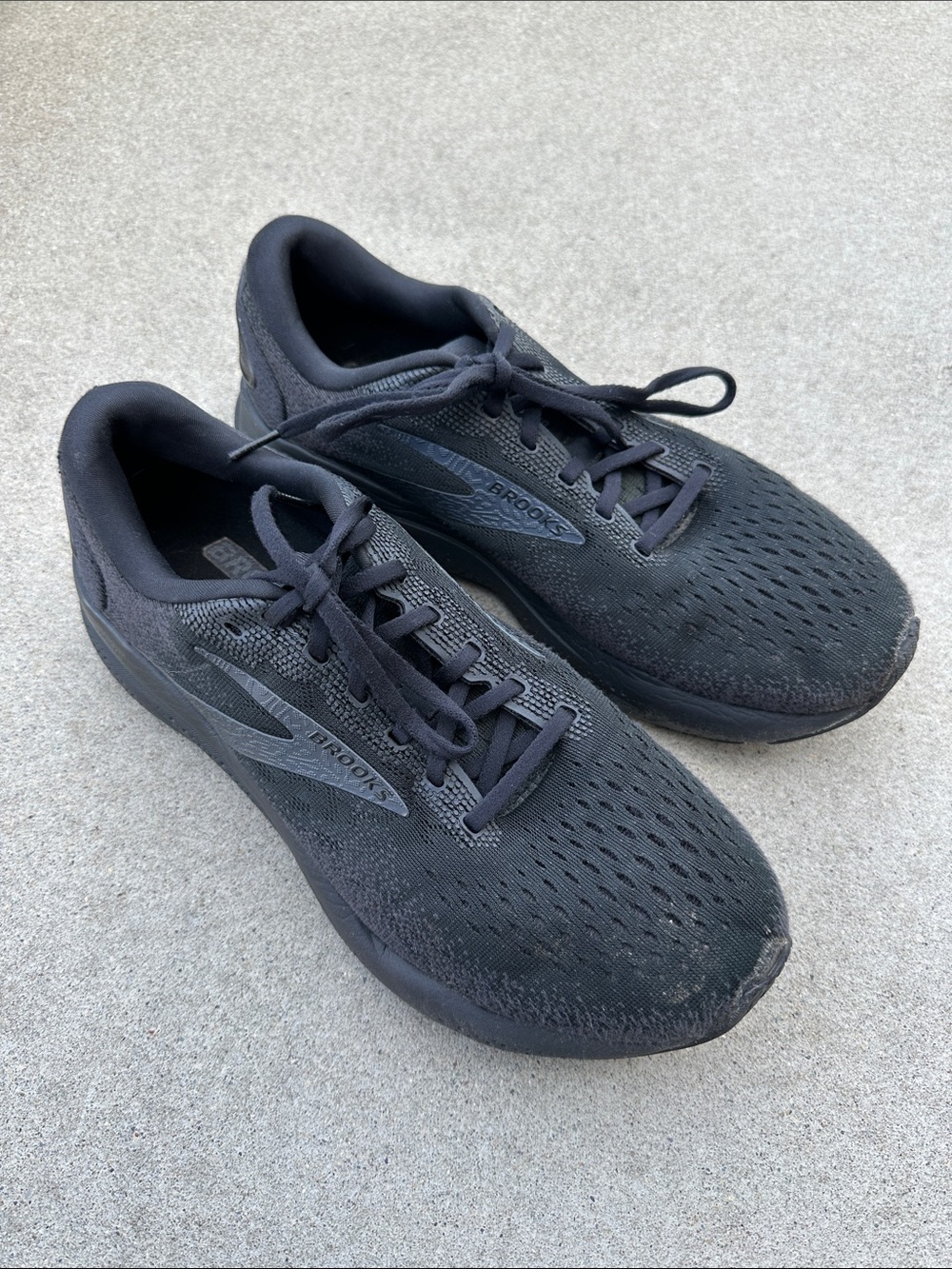 Brooks Black Ghost Athletic Running Shoes
